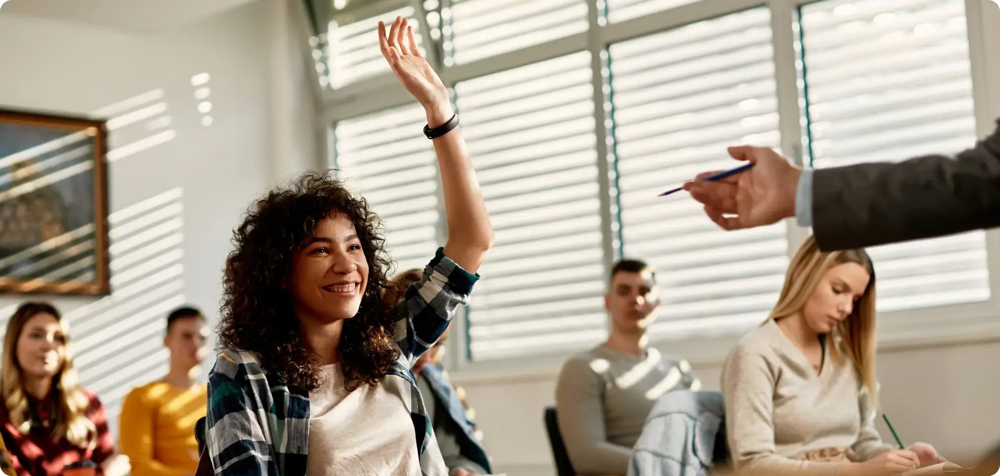 students in class together